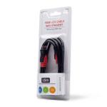 Cabo HDMI Savio CL-95 Preto Vermelho 1,5 m
