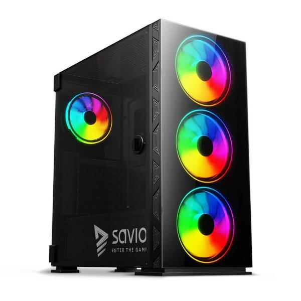 Caixa Semitorre ATX Savio SAVGC-PRIMEX1 Preto