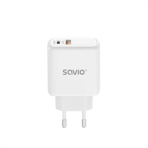 Carregador de Parede Savio SAVLA-06 Branco 30 W