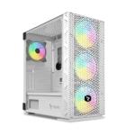 Caixa Semitorre ATX Savio RAPTOR WHITE X1 Preto Multicolor