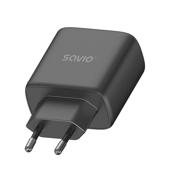 Carregador de Parede Savio LA-06/B Preto 30 W