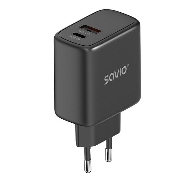 Carregador de Parede Savio LA-06/B Preto 30 W