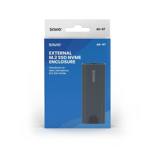 Caixa externa Savio AK-67 Cinzento