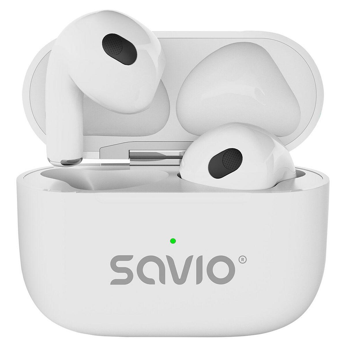 Auriculares sem fios Savio TWS-01PRO Branco