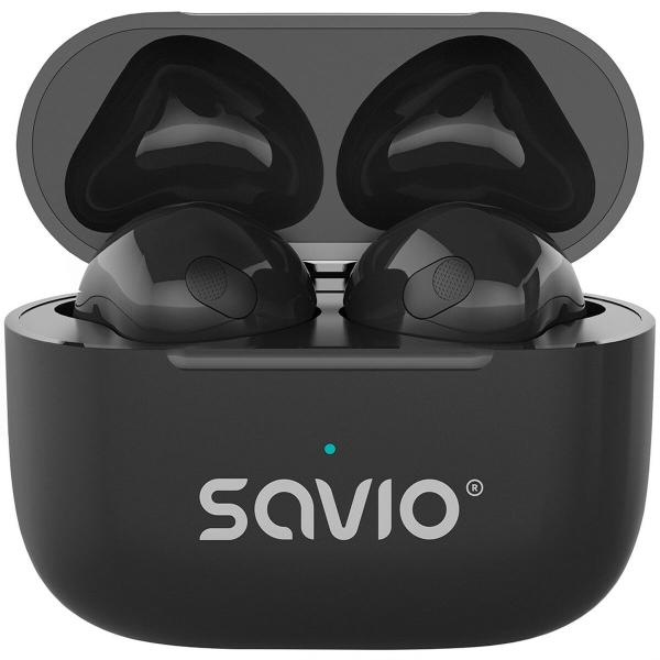 Auriculares sem fios Savio TWS-02 PRO Preto black