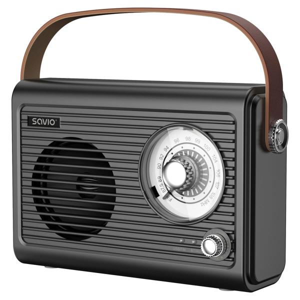 Rádio Portátil Savio RS-01 Preto