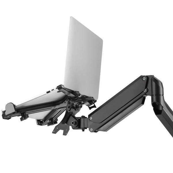 Mesa de Escritório MacLean MC-836 11"-17" Preto 59 x 32 x 36 cm