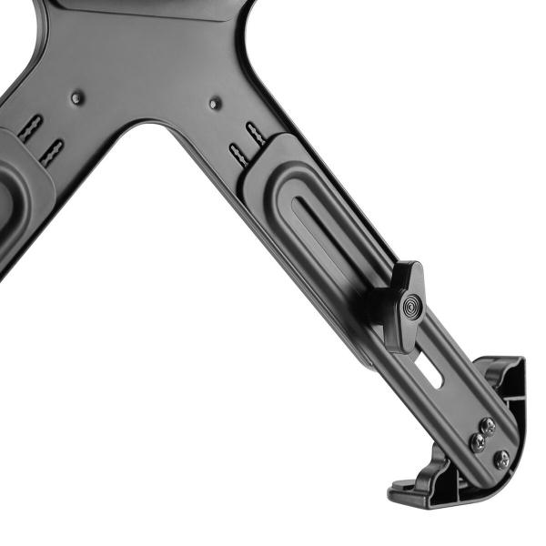 Mesa de Escritório MacLean MC-836 11"-17" Preto 59 x 32 x 36 cm