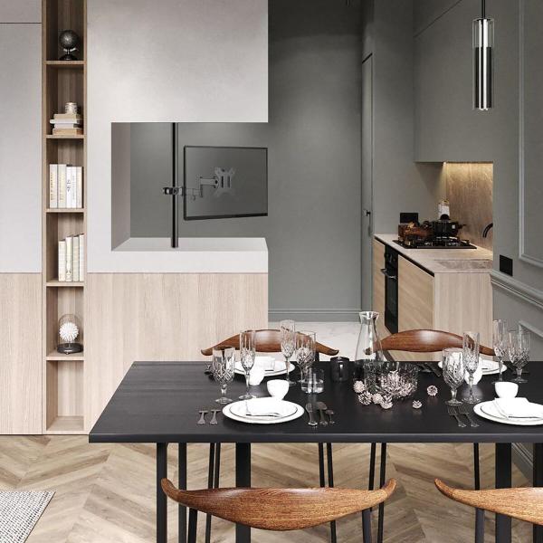 Suporte de Mesa para Ecrã MacLean MC-984 17"