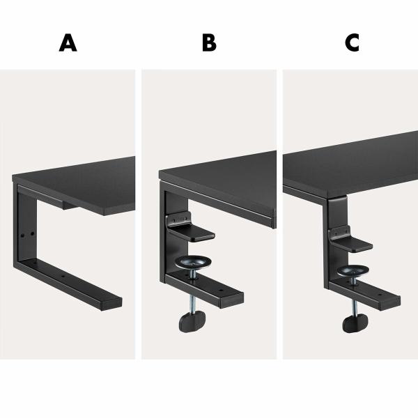 Suporte de Mesa para Ecrã Ergo Office ER-303 B