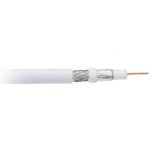 Cabo Coaxial Antena TV Libox PCC80 Branco 100 m