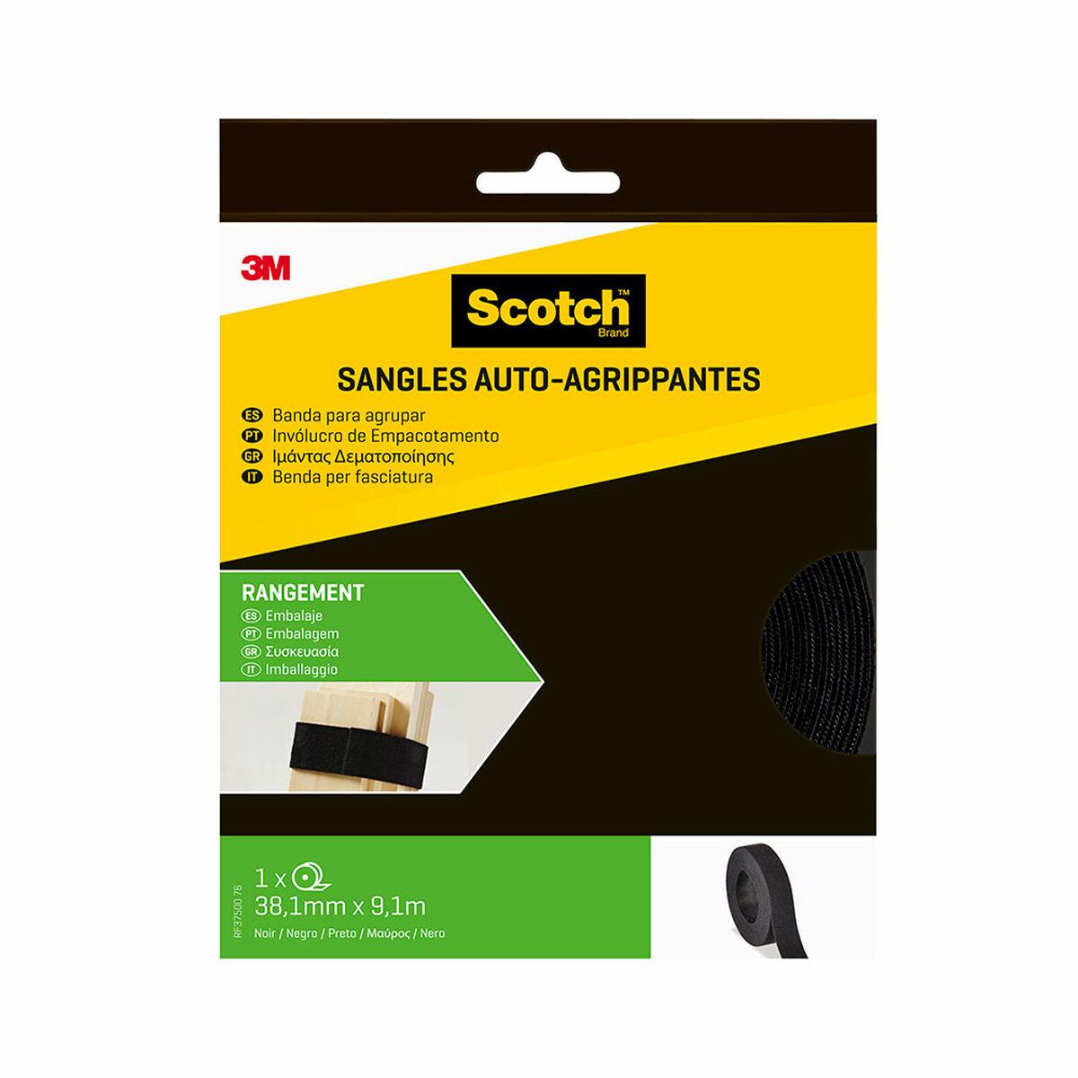 Suporte de cabos Scotch Preto 38,1 MM X 9,1 M