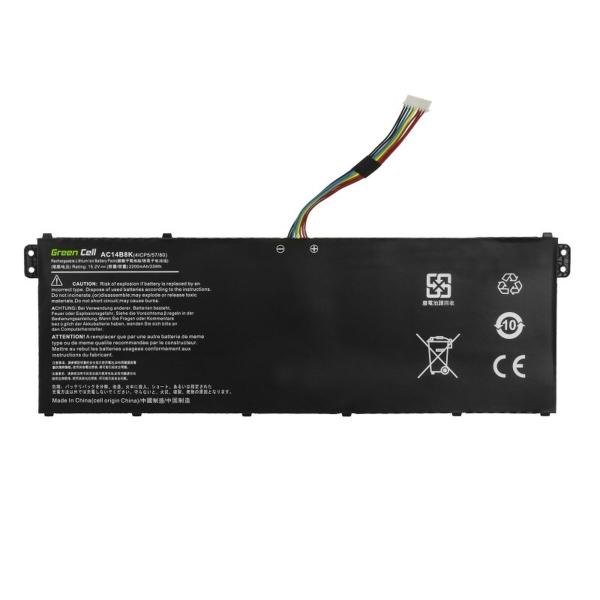 Bateria para Laptop Green Cell AC72 Preto 2100 mAh