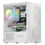 Caixa Semitorre ATX Logic ARAMIS ARGB Branco