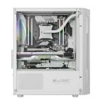 Caixa Semitorre ATX Logic ARAMIS ARGB Branco