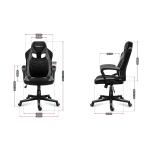 Cadeira de Gaming Huzaro FORCE 2.5 Preto Cinzento