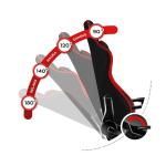 Cadeira de Gaming Huzaro HZ-Ranger 6.0 Preto Vermelho Meninos