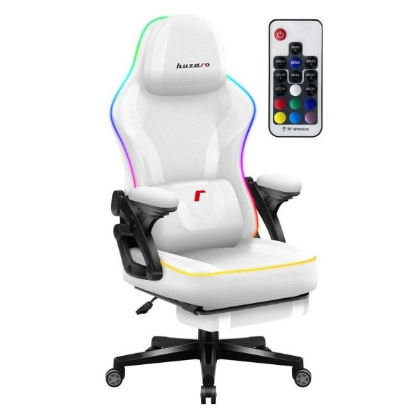 Cadeira de Gaming Huzaro HZ-FORCE 4.6 RGB WHITE MESH