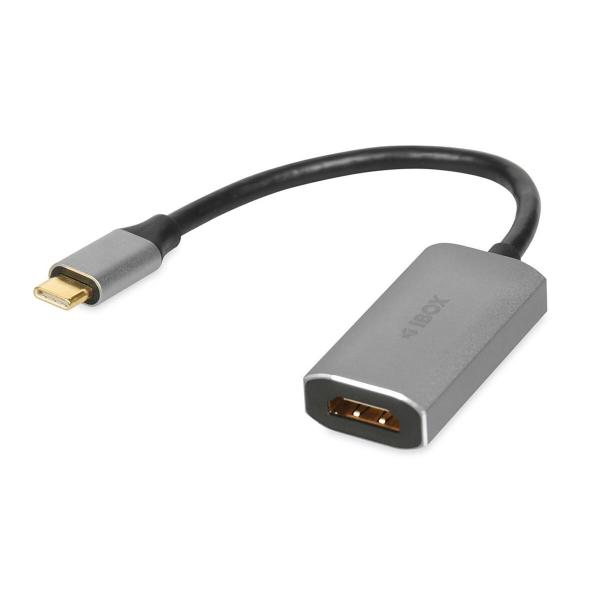 Adaptador USB-C para HDMI Ibox IACF4K Prateado