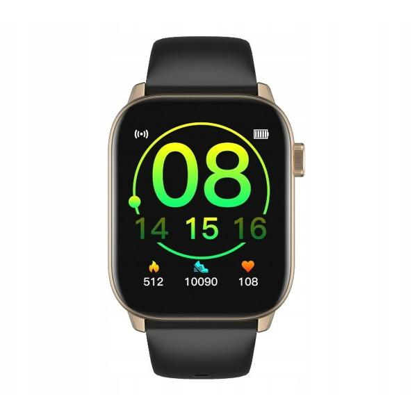 Smartwatch Oromed ORO SMART FIT 6 Preto Dourado 1,69"