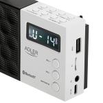 Rádio Adler pll fm ad 1908 Preto Branco