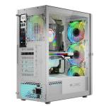Caixa Semitorre ATX Logic ARAMIS ARGB Branco