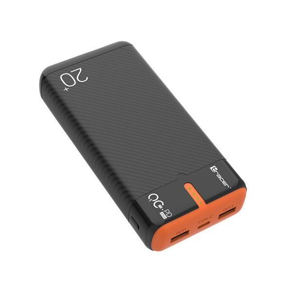 Powerbank Tracer TRABAT47516 Preto Laranja 20000 mAh 74 WH