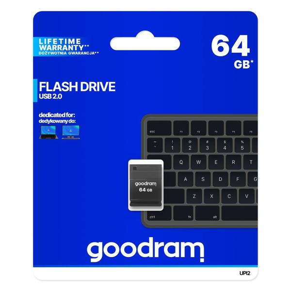 Memória USB GoodRam UPI2-0640K0R11 Preto 64 GB