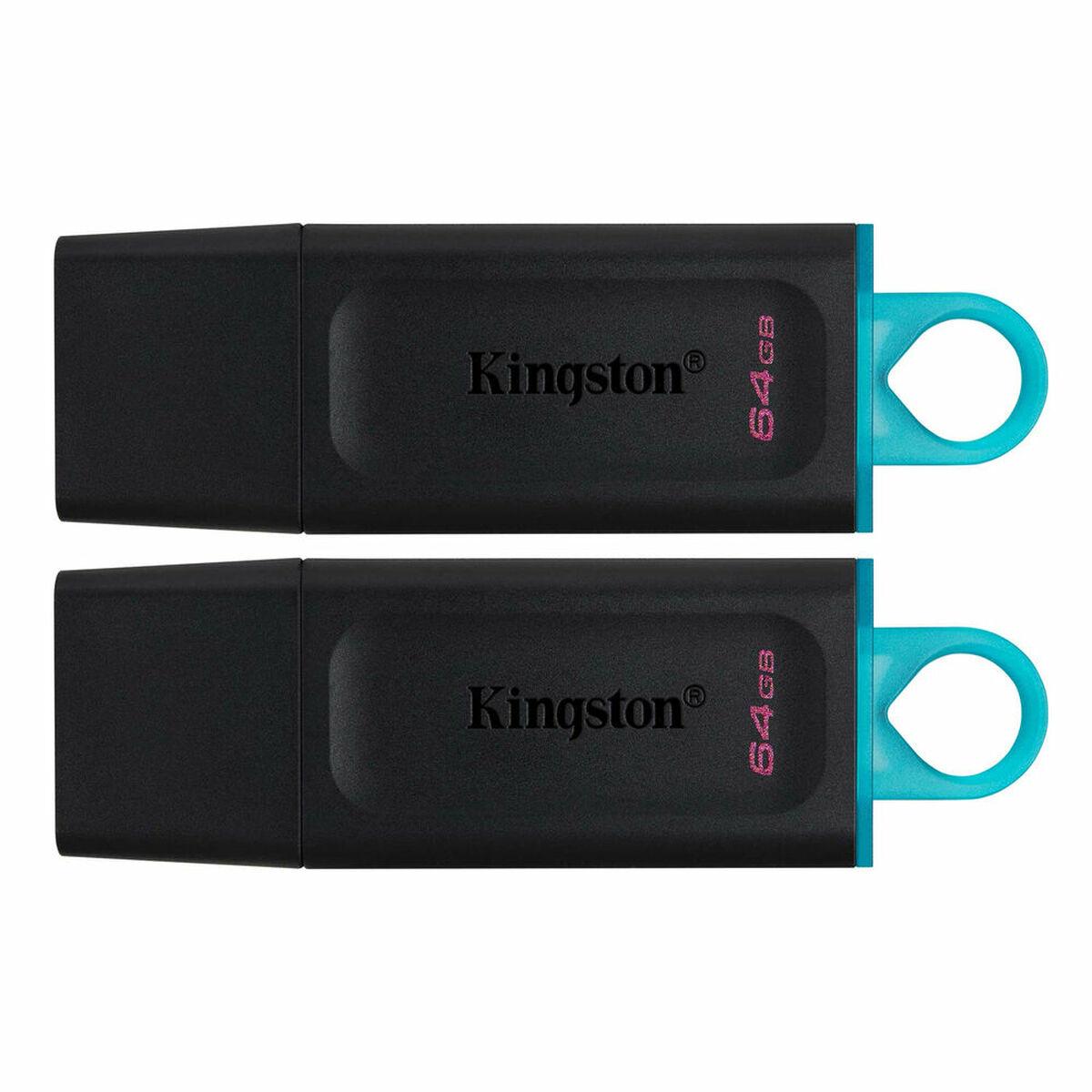 Memória USB Kingston DataTraveler Exodia Verde 64 GB 2 pcs