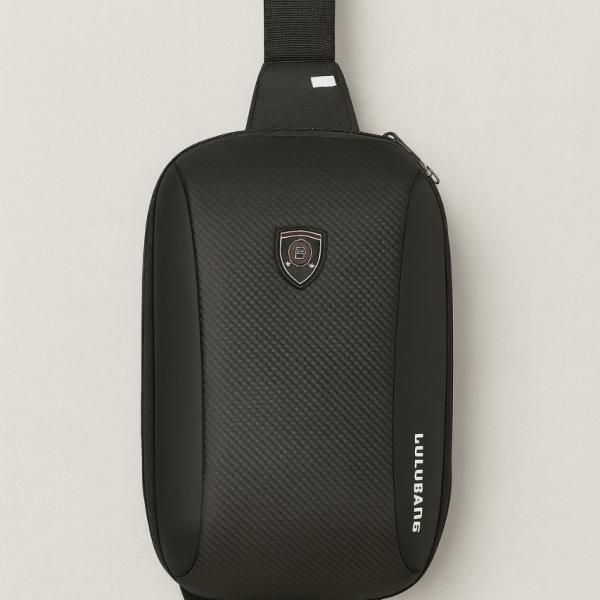 Mochila Tiracolo Preta – Estilo Urbano