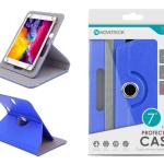 Capa Protetora Universal Azul para Tablet de 7'' - N-001 - Confortável, Resistente a Quedas e com Suporte Ajustável
