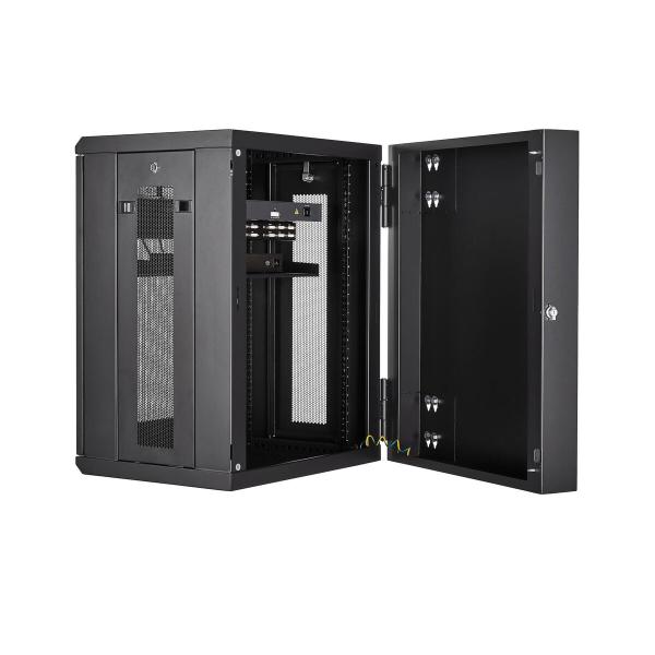 Armário rack mural Startech RK1520WALHM