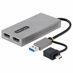Adaptador USB 3.0 para HDMI Startech 107B-USB-HDMI Cinzento