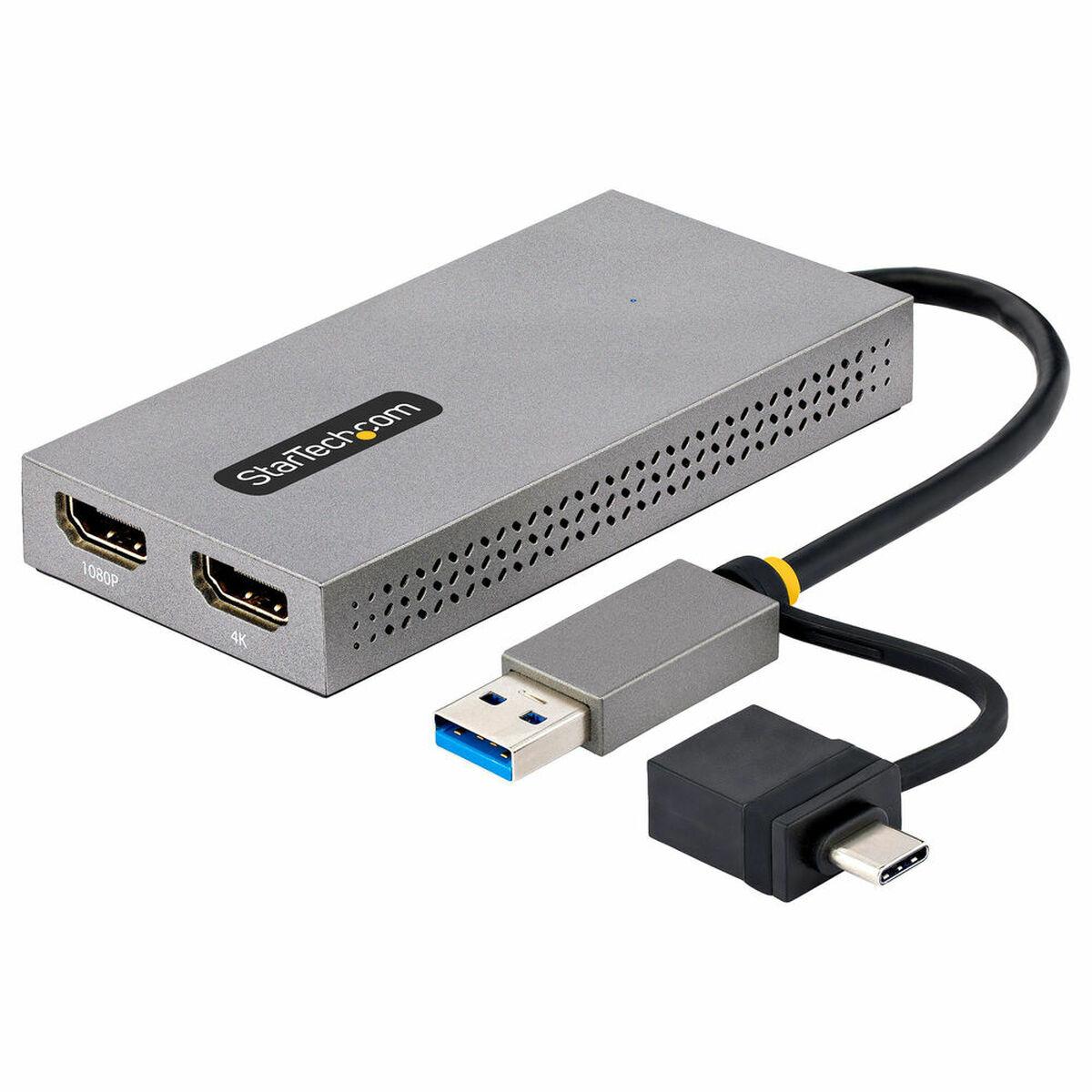 Adaptador USB 3.0 para HDMI Startech 107B-USB-HDMI Cinzento