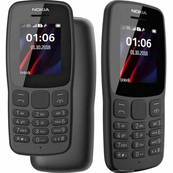 Smartphone Nokia 106 1,8" mediatek 6261d 4 MB Preto