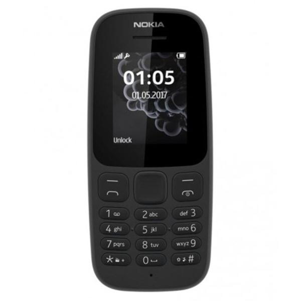 Telefone Telemóvel Nokia 105 DualSIM 1,45" Preto