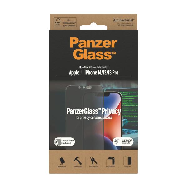 Protetor de ecrã para o telemóvel Panzer Glass P2783 Apple iPhone 13 Pro iPhone 13 iPhone 14