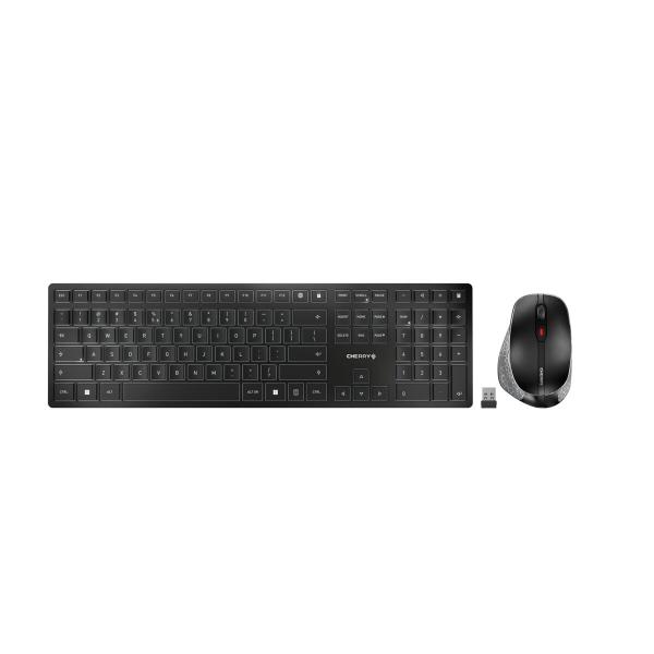 Teclado e Rato sem Fios Cherry JD-9500ES-2 Cinzento Espanhol Qwerty espanhol