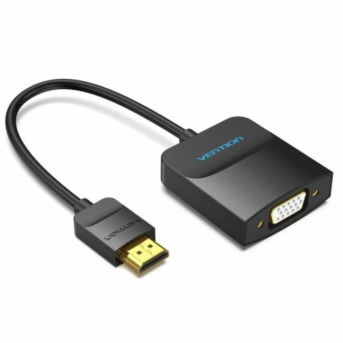 Adaptador HDMI para VGA Vention 42154 Preto 15 cm