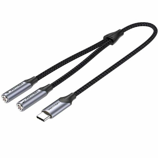 Adaptador USB-C para Jack 3.5 mm Vention BGPHY