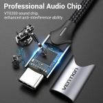 Adaptador USB-C para Jack 3.5 mm Vention BGPHY