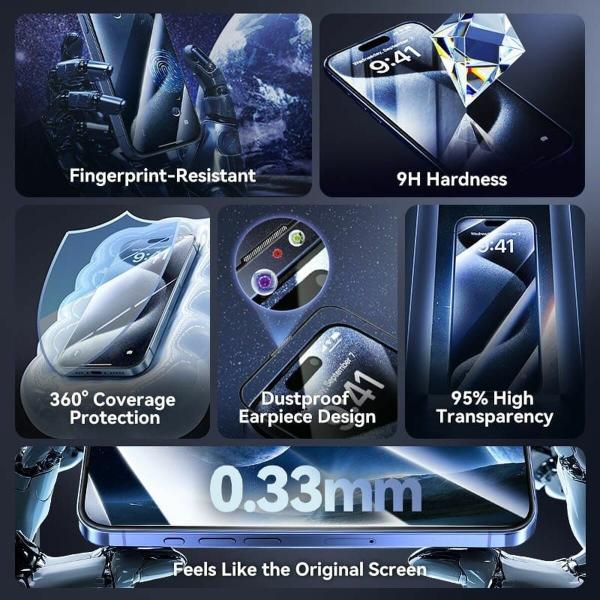 Protetor de vidro temperado para o telemóvel Vention KUITCA-10