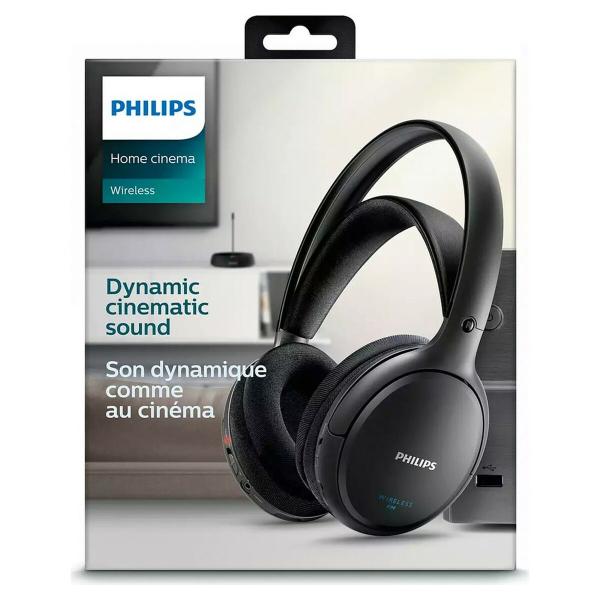 Auriculares com microfone Philips SHC5200/10 Preto Sem Fios