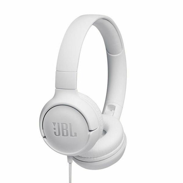 Auriculares Bluetooth com microfone JBL Tune 500 Branco
