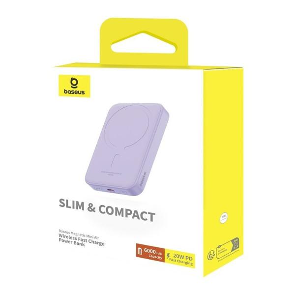 Powerbank Baseus P10059002513-00 Violeta 6000 mAh