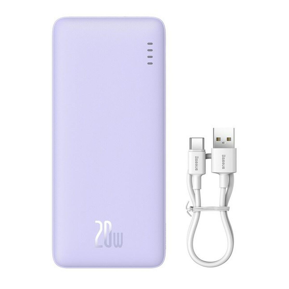 Powerbank Baseus P10022804513-00 Violeta 20000 mAh 74 WH
