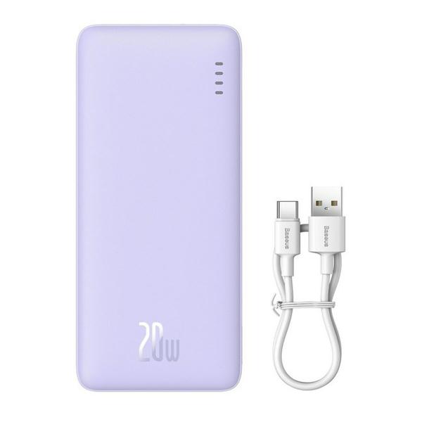 Powerbank Baseus P10022804513-00 Violeta 20000 mAh 74 WH