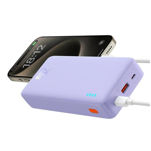 Powerbank Baseus P10022804513-00 Violeta 20000 mAh 74 WH