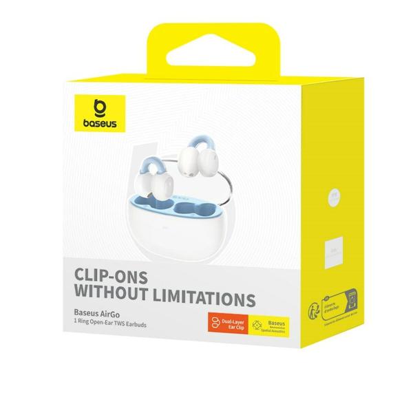 Auriculares com microfone Baseus A00069201223-00 Azul Branco