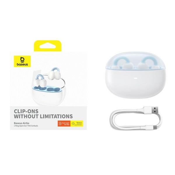 Auriculares com microfone Baseus A00069201223-00 Azul Branco